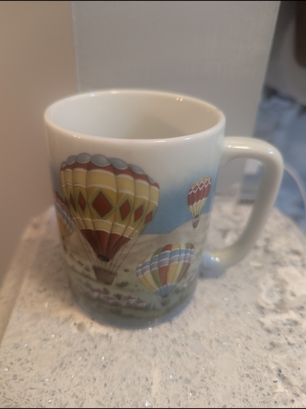 Otagiri Japan Coffee Cup Mug Hot Air Balloons